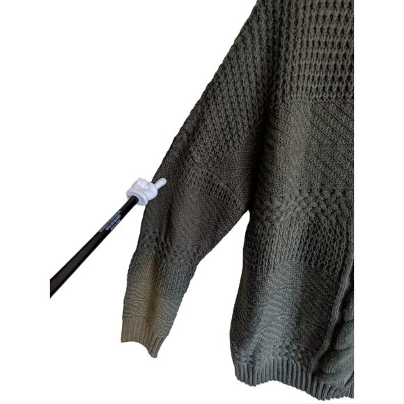 Time and‎ Tru Womens XXL Green Sweater Knit Classic - Picture 9 of 10